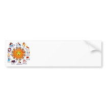 Zodiac-Signs-All-V-1 Bumper Stickers