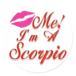 Zodiac Signs Round Stickers