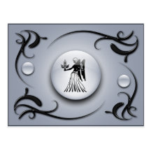Zodiac Virgo Postcards