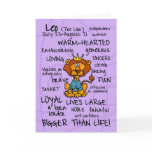 zodiac word cards - leo