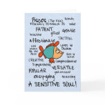 zodiac word cards - pisces