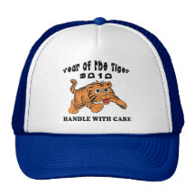 Zodiac Year of The Tiger 2010 Baby Tiger Mesh Hat