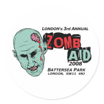 Zomb Aid Zombies stickers
