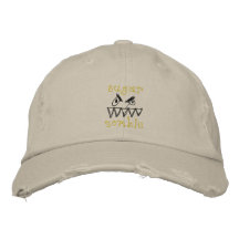 Zombi de sucre petit casquettes brodées