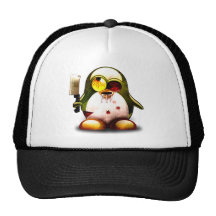 Zombi Tux (Linux Tux) Casquettes De Camionneur