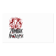 Zombie Apocalypse Business Cards