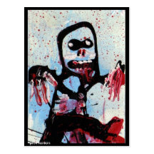Zombie Art by Jack Larson Postcards