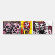 Zombie Art Stickers by jack larson Bumper Sticker