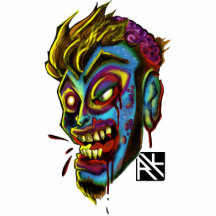 Zombie atack fotoesculturas