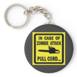 ZOMBIE ATTACK KEYRING KEYCHAINS