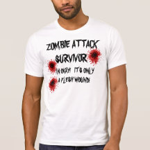 ZOMBIE ATTACK SURVIVOR TEE SHIRT
