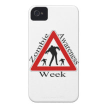 Zombie Awareness iPhone 4 Case-Mate Case