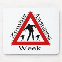 Zombie Awareness Mouse Pad