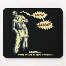 Zombie - Bacon Mouse Pads