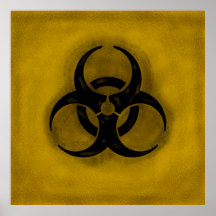 Zombie Biohazard Poster