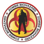 Zombie Biohazard Waste stickers