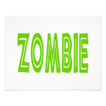 Zombie Bold Invite