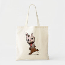 Zombie Bunny Tote Bag