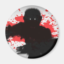 Zombie Charge Fridge Magnets