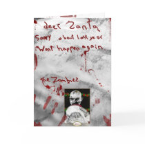 zombie christmas greeting cards