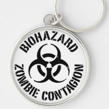 Zombie Contagion Keychain