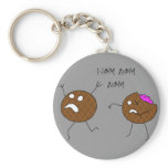 Zombie Cookie Keychain