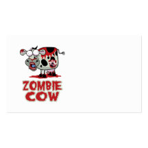Zombie Cow Business Card Template