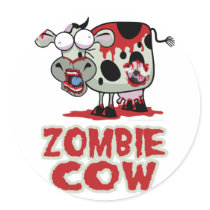 Zombie Cow stickers