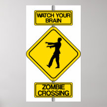 Zombie Crossing Print