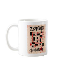 Zombie Crossword Mug