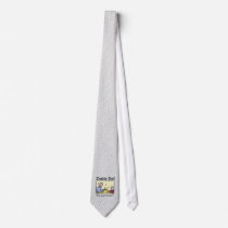 Zombie dad eat your brains 2 neck tie