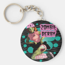 Zombie Derby Keychain