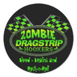 Zombie Dragstrip Hookers Stickers