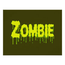 Zombie Drip Personalized Announcement