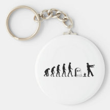 Zombie Evolution Keychains