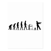 Zombie Evolution Postcards