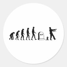 Zombie Evolution Stickers
