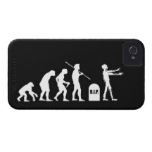 Zombie Evolutionary evolution chart funny science iPhone 4 Cover