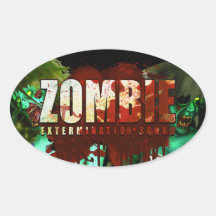Zombie Extermination Sticker