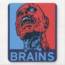 Zombie For President Mouse Pads
