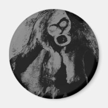 Zombie Freak Fridge Magnets