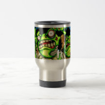 Zombie Frogs Travel Mug