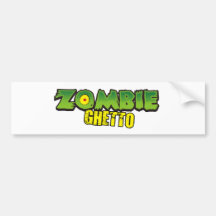 Zombie Ghetto - The Zombie Ghetto Logo Bumper Stickers