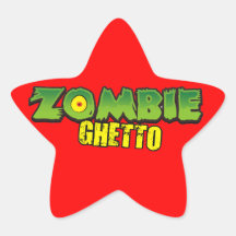 Zombie Ghetto - The Zombie Ghetto Logo Sticker