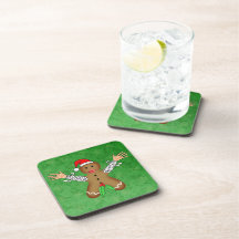 Zombie Gingerbread Beverage Coaster