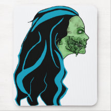 Zombie Girl Mousepad