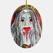 Zombie Girl Ornament ornaments