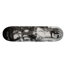 Zombie Girl Skate Board