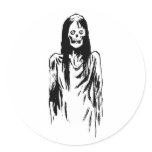 zombie girl stickers