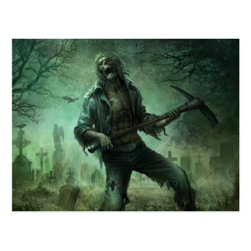 Zombie Graveyard, Postcard